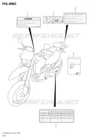 LABEL (DR Z400SM:L9:E33) for Suzuki DR-Z 400 2019