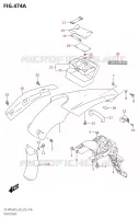 REAR FENDER for Suzuki DR-Z 400 2019