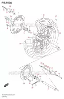REAR WHEEL for Suzuki DR-Z 400 2019