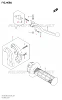 RIGHT LEVER   THROTTLE GRIP for Suzuki DR-Z 400 2019