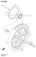 FRONT WHEEL for Suzuki GSX-S 125 2024