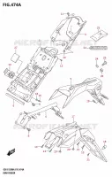 REAR FENDER for Suzuki GSX-S 125 2024