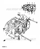 CRANKCASE for Suzuki TS-ER 50 1979