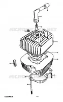 CYLINDER for Suzuki TS-ER 50 1979