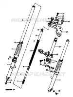 FRONT FORK for Suzuki TS-ER 50 1979