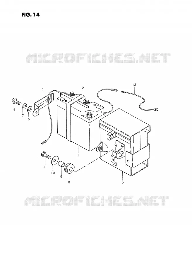 BATTERY (MODEL Z/K,MODEL P E6,P9) Suzuki MOTO 185 TS-ER 1994  TS185ERR(E24)