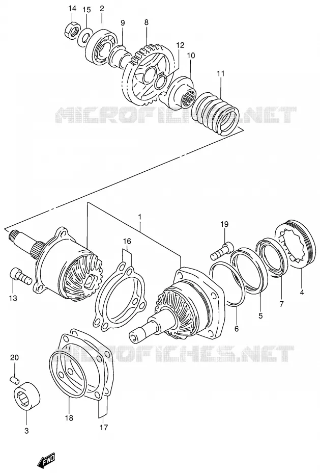 DRIVESHAFT Suzuki MOTO 800 INTRUDER 2000  VS800GLY(E2)