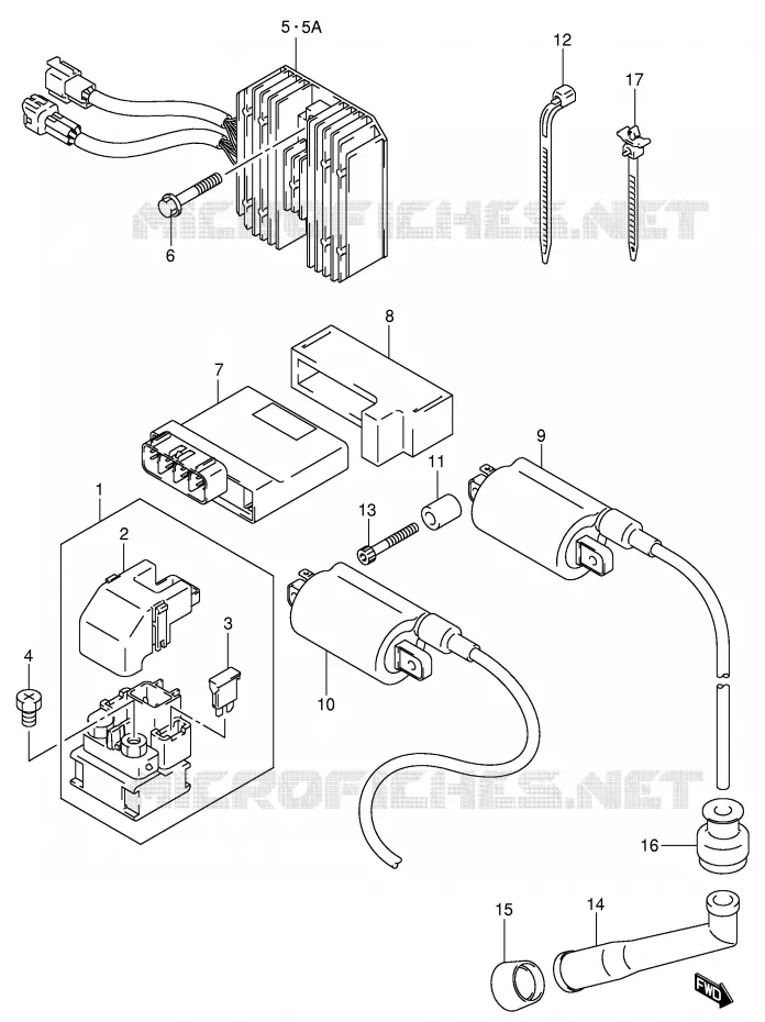ELECTRICAL (MODEL K1/K2/K3/K4) Suzuki MOTO 800 VOLUSIA 2002  VL800K2(E2)