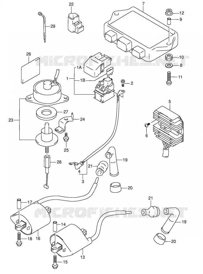 ELECTRICAL Suzuki MOTO 1500 INTRUDER 2004  VL1500K4(E2)