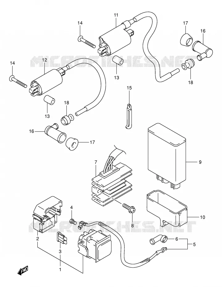 ELECTRICAL Suzuki MOTO 250 INTRUDER 2002  VL250K2(E2)