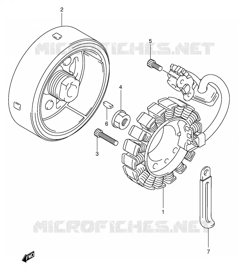 IGNITION Suzuki MOTO 125 INTRUDER 2002  VL125K2(E2)
