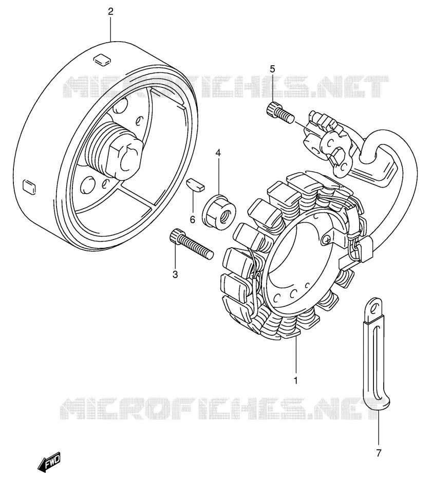 IGNITION Suzuki MOTO 125 INTRUDER 2006  VL125K6(E2)