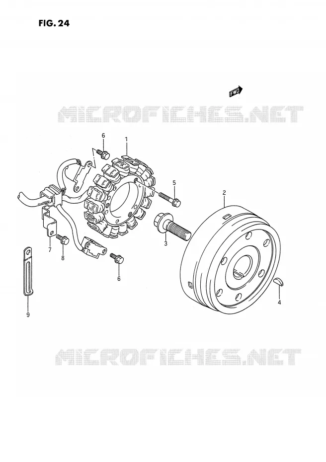 IGNITION Suzuki MOTO 1400 INTRUDER 1990  VS1400GLFL(E2)