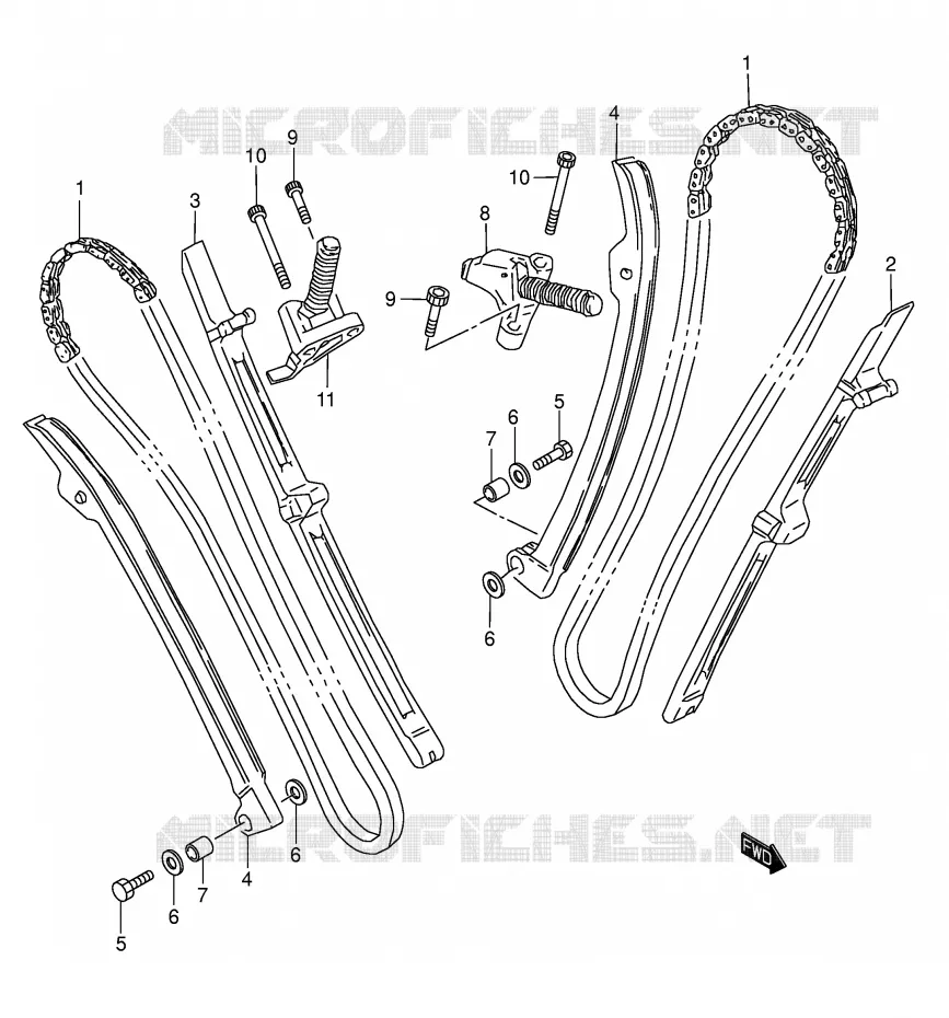 TIMING Suzuki MOTO 1500 INTRUDER 2002  VL1500K2(E2)
