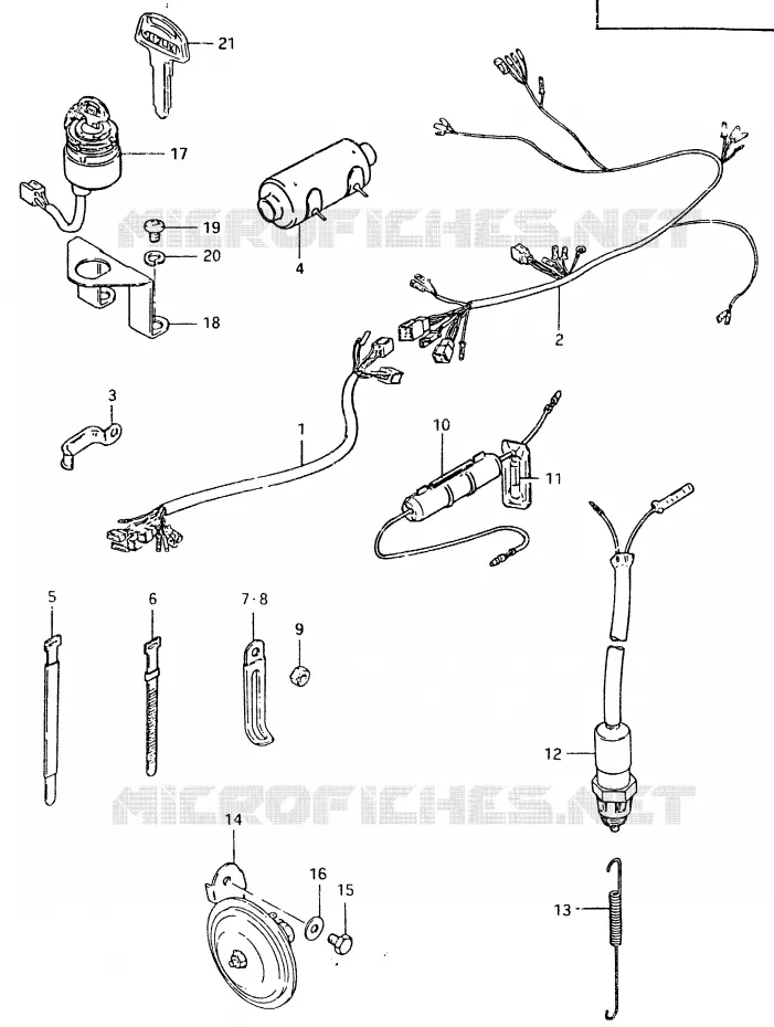 WIRING HARNESS Suzuki MOTO 125 TS-ER 1996  TS125ERT(T/X)