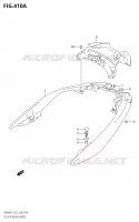 BACKREST (AN400,AN400A) for Suzuki BURGMAN 400 2007