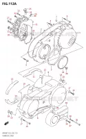 CRANKCASE COVER (K7,K8) for Suzuki BURGMAN 400 2007