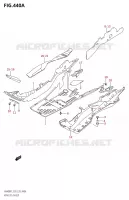 FOOTREST for Suzuki BURGMAN 400 2007