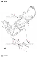 FRAME (L0) for Suzuki BURGMAN 400 2007