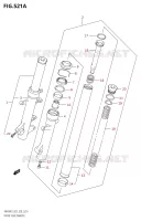 FRONT FORK (AN400) for Suzuki BURGMAN 400 2007