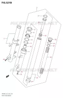 FRONT FORK (AN400A,AN400ZA) for Suzuki BURGMAN 400 2007