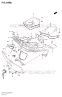 GLOVE BOX for Suzuki BURGMAN 400 2007