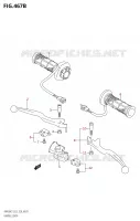 LEVERS   HANDGRIPS (AN400ZA) for Suzuki BURGMAN 400 2007