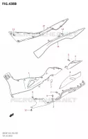 LOWER FAIRING (K9) for Suzuki BURGMAN 400 2007