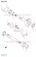 TRANSMISSION (2) for Suzuki BURGMAN 400 2007