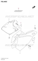 FAIRING (DR Z400S:L9:E33) for Suzuki DR-Z 400 2019