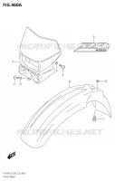 FRONT FENDER for Suzuki DR-Z 400 2019