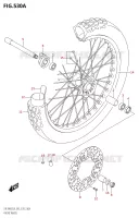 FRONT WHEEL for Suzuki DR-Z 400 2019