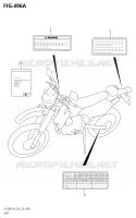 LABEL (DR Z400S:L9:E03) for Suzuki DR-Z 400 2019