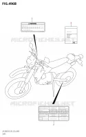LABEL (DR Z400S:L9:E28) for Suzuki DR-Z 400 2019