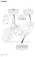 LABEL (DR Z400S:L9:E33) for Suzuki DR-Z 400 2019