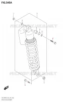 REAR SHOCK ABSORBER for Suzuki DR-Z 400 2019