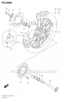 REAR WHEEL for Suzuki DR-Z 400 2019
