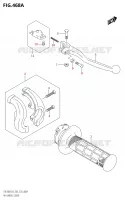 RIGHT LEVER   THROTTLE GRIP for Suzuki DR-Z 400 2019