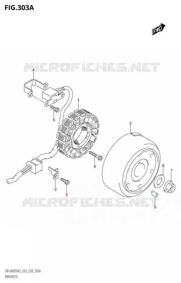 IGNITION Suzuki MOTO 400 DR-Z 2022  DR-Z400S 2022 M2 (E28)