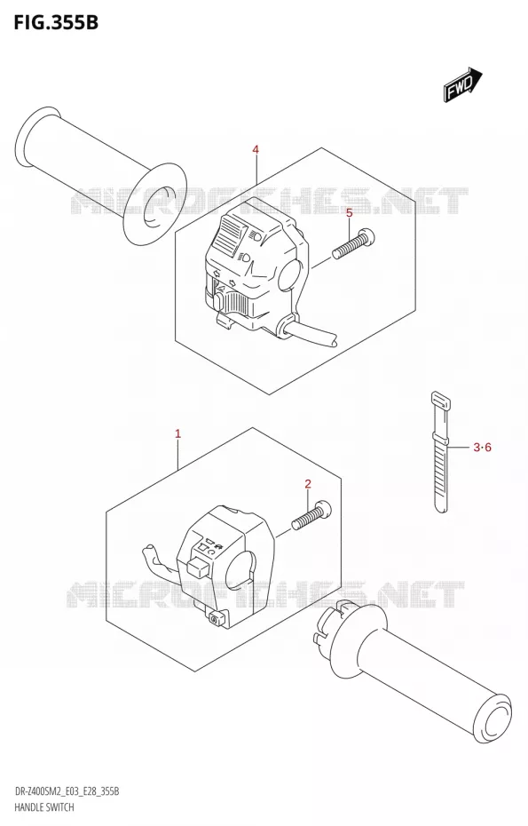 SWITCHES (DR-Z400SM) Suzuki MOTO 400 DR-Z 2022  DR-Z400S 2022 M2 (E28)