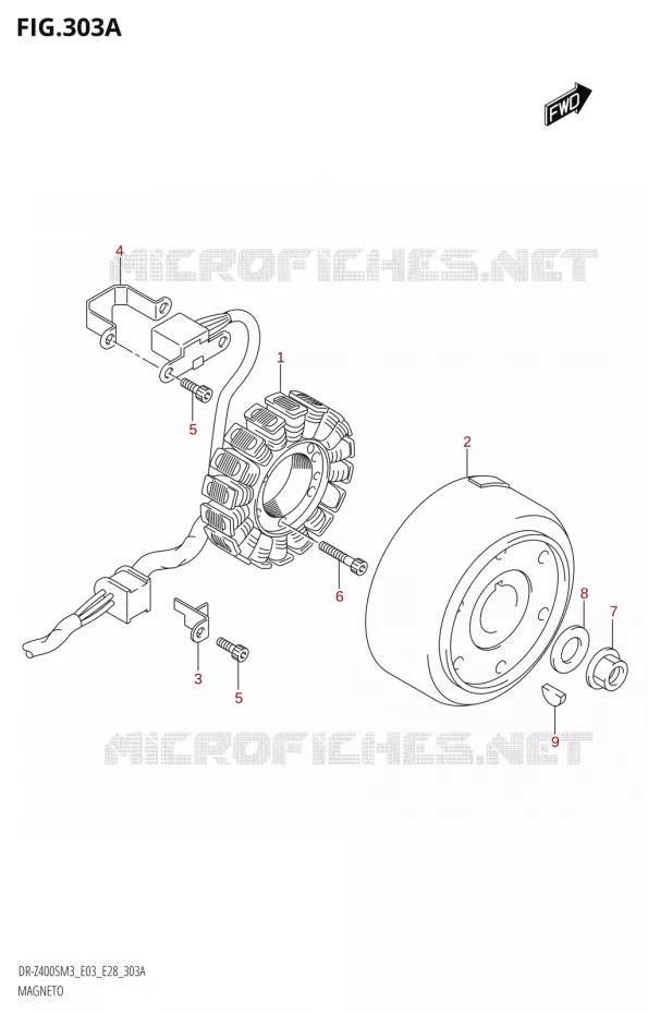 IGNITION Suzuki MOTO 400 DR-Z 2023  DR-Z400SM3 E28 2023 M3