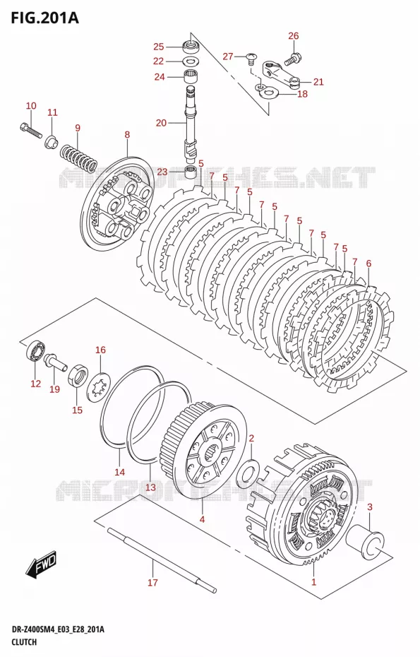 CLUTCH Suzuki MOTO 400 DR-Z 2024  DR-Z400S 2024 M4