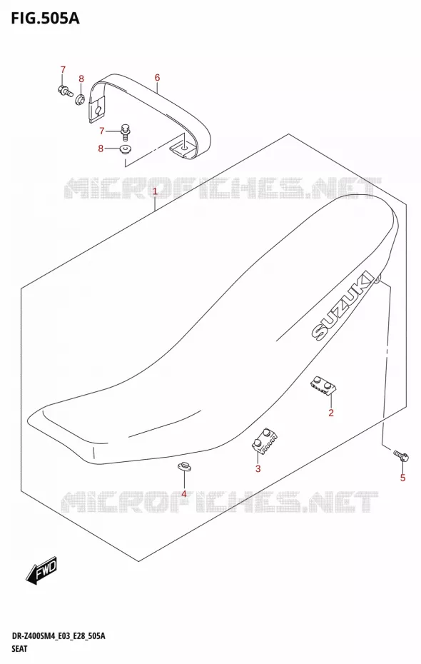 SEAT (DR-Z400S) Suzuki MOTO 400 DR-Z 2024  DR-Z400S 2024 M4