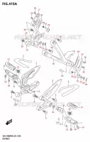FOOTREST for Suzuki GSX-S 1000 2025