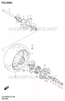 REAR WHEEL for Suzuki GSX-S 1000 2025