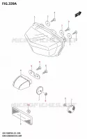 TAIL LIGHT for Suzuki GSX-S 1000 2025