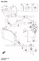 RADIATOR HOSE   EXPANSION TANK for Suzuki GSX-S 1000 2025