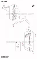 REAR BRAKE MASTER CYLINDER for Suzuki GSX-S 1000 2025