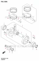 CRANKSHAFT for Suzuki RM-Z 450 2025