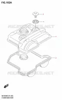 CYLINDER HEAD COVER for Suzuki RM-Z 450 2025